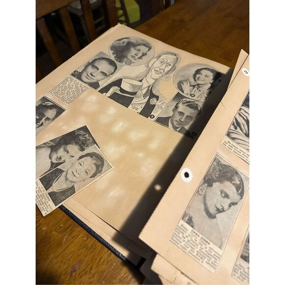 Vintage 1930s Large Radio News Clippings Scrapbook Memorabilia Glenn Riggs Etc - Picture 5 of 14